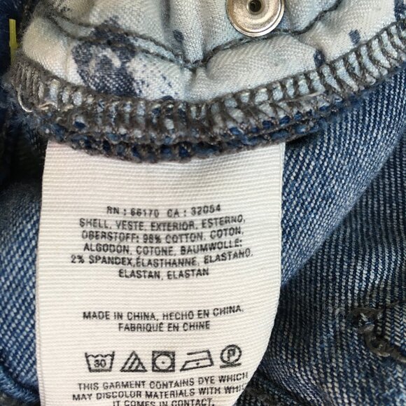 PILCRO Anthropologie Medium Wash Mid-Rise Raw Edge Step Hem Skinny Jeans - Picture 4 of 16